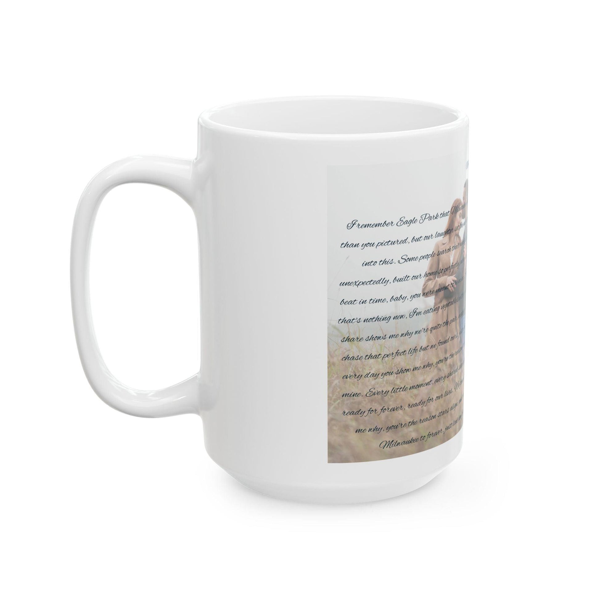 Personalized Love Story Ceramic Mug - Perfect Keepsake for Couples - Squrle Beats