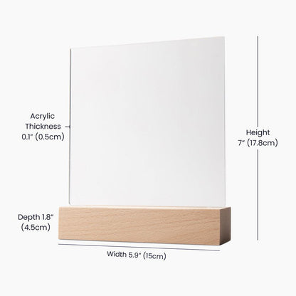 Acrylic Square Plaque - Squrle Beats
